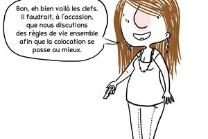 La colocataire