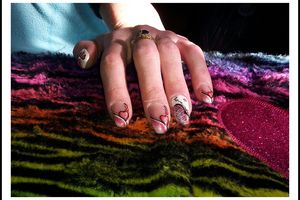 nail-art Saint valentin