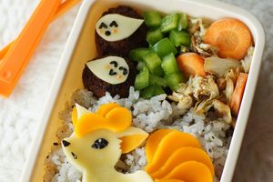 Bento n°103 - Bento Halloween Goupix (Vulpix) Pokemon !