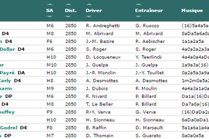 Quinté Vendredi à Vincennes : Cash Gamble d'entrée de jeu.