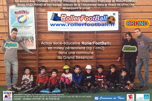Le RollerFootBall dans le cadre périscolaire à Thise, commune du grand Besançon.