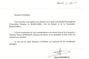 Le Pôle Ressources SEMC ne sait toujours pas que le projet RollerFootBall© existe...
