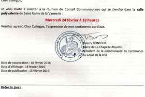 REUNION DE NOTRE CHERE COMMUNAUTE DE COMMUNES.