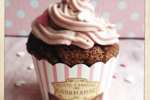 Cupcakes chocolat framboise.