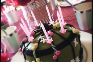 Un gâteau cage à oiseau pour les 7 ans de mon (grand) oisillon…