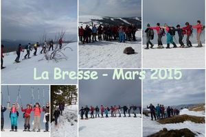 Séjour randonnées en raquettes à La Bresse (Mars 2015)
