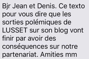 Tentative d'intimidation départementale ?