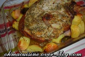 Rouelle de porc au four