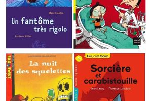 "La saga des petits lecteurs", épisode 6, personnages d'Halloween