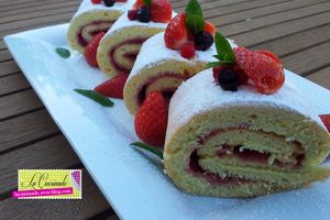 Biscuits roulés aux Fruits Rouges