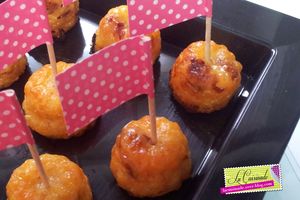 Mini Canelé au Chorizo et Comté