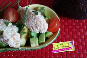 Salade Avocat - Miettes de Crabe
