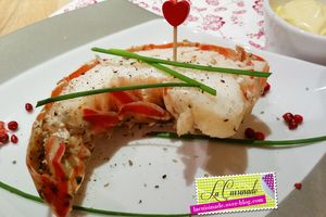 Langouste aux Baies Roses
