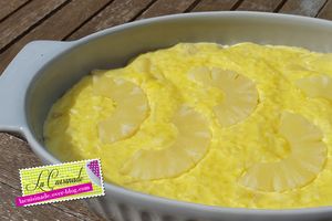 Gâteau de Riz Rhum Ananas
