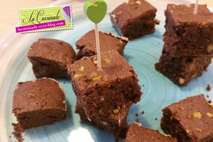 Brownie aux pistaches grillées