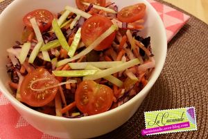 Coleslaw de Carotte, Chou et Pomme granny