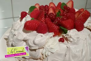 Pavlova aux Fruits Rouges