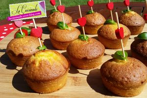Muffin apéritif tomate basilic