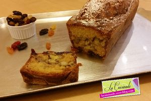 Cake banane raisins moelleux