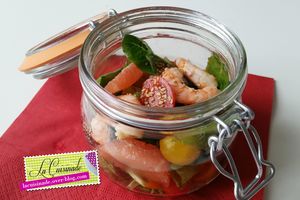 Salade de Crevettes aux Pamplemousses