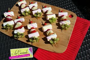 Brochette de Fruits et Guimauve