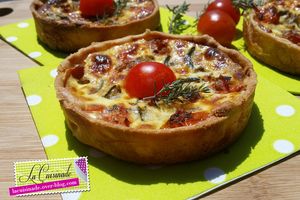 Tartelette aux légumes d'été