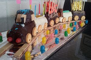 Gâteau Anniversaire Train