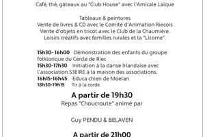prochain mini ceili: le 19 novembre 2016, Téléthon à Riec-sur-Bélon