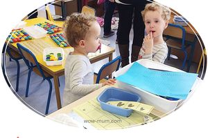 Visite de leur future école maternelle et grosse bouffée de nostalgie