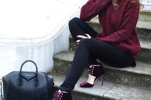 Black and Burgundy