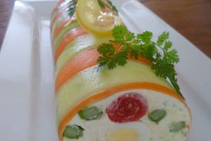 terrine fraîcheur de crudités