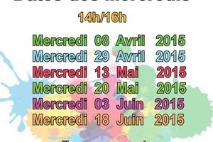 Dates des Mercredis Atelier cigogne