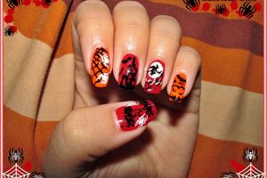 Nailstorming sur le thème d'Halloween