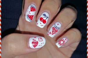 Nailstorming "fruits d'été"
