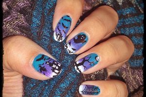 Stamping Paysage d'Halloween !