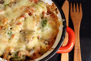 Gratin de Choux de Bruxelles au Comté