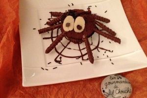 Mi-cuit chocolat d'halloween
