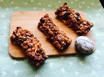Barres de céréales maison amandes / raisins