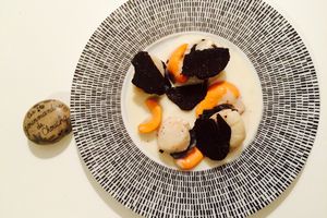 Saint-Jacques aux truffes et au cognac