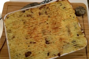 Parmentier de canard aux cèpes