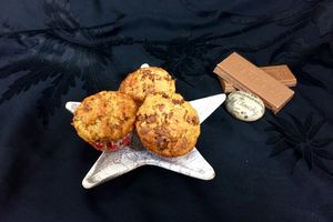 Muffins aux chunk de chocolat caramelia