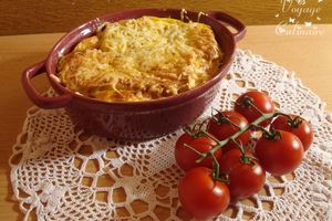 Gratin de pain de mie au jambon et cancoillotte - 9 pp