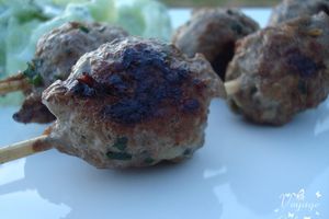 Brochettes épicées à la grecque - 2 pp ou 0 pp en JSC
