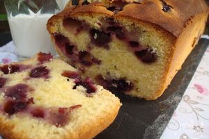 Cake aux myrtilles et au fromage blanc