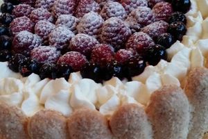 Charlotte fruits rouges