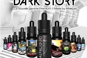 Test - Eliquide - Gamme Dark Story de chez Alfaliquid