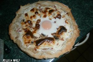 PIZZA FACON CARBONARA