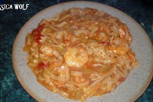 ONE POT PASTA AUX CREVETTES ET LEGUMES