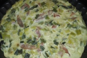 FLAN POIREAU ET BACON