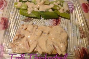 ESCALOPES DE POULET A LA MOUTARDE A L'ANCIENNE